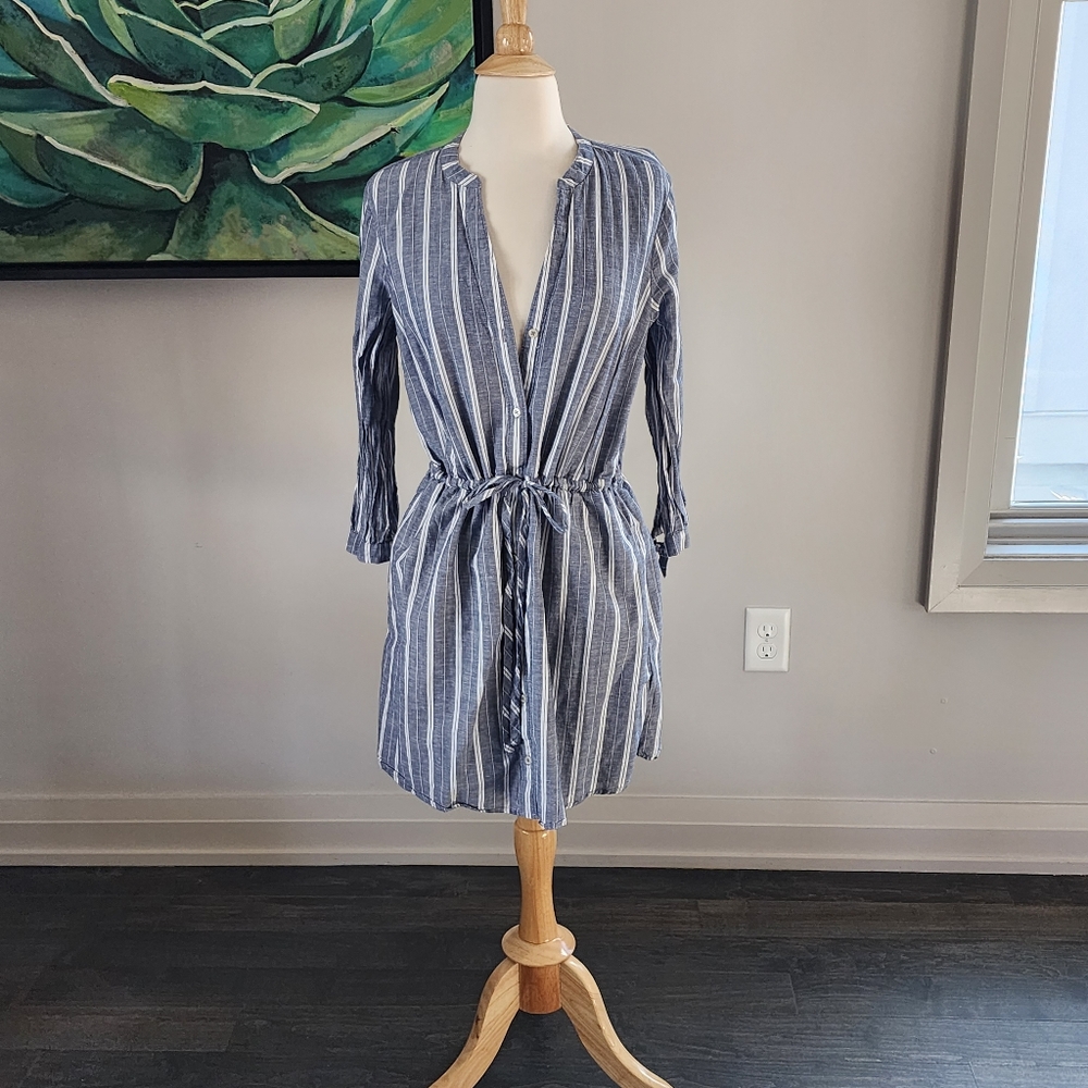 Abercrombie drawstring shirt dress